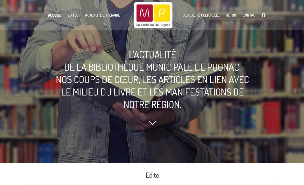 Site Médiathèque Pugnac