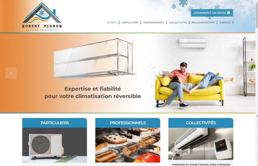 Site Frigoriste Robert Pignon